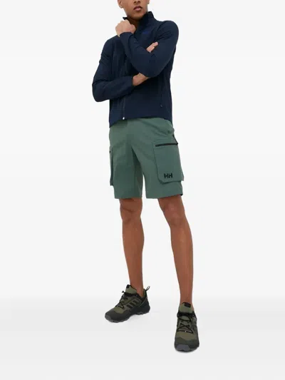 Helly Hansen Logo Zip-up Jacket In Blue