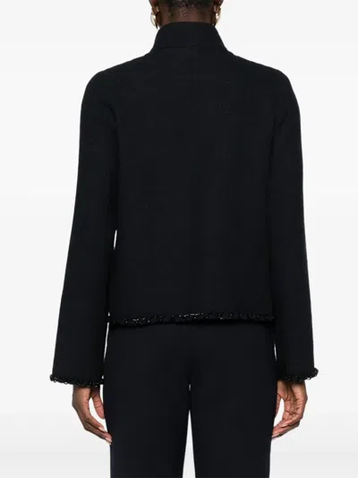 Pre-owned Chanel 2016 Tweed Jacket In Black