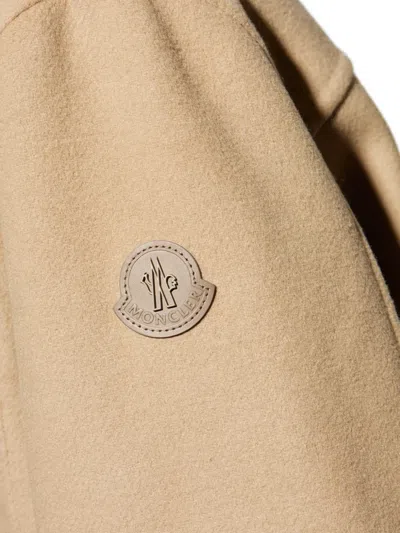 Moncler Tagnit Reversible Wool Shirt Jacket In Neutral