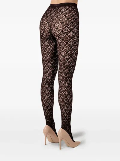 Wolford Mermaid Net Tights In Black