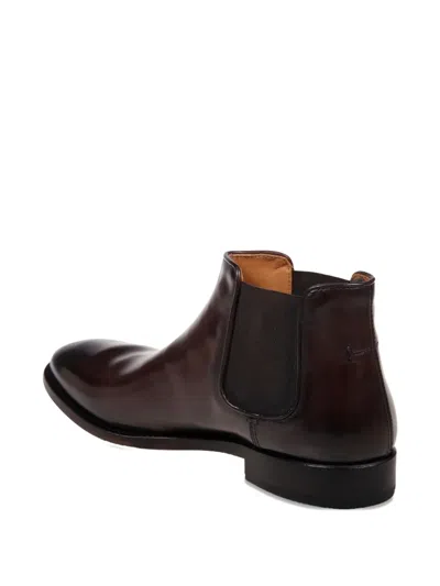 Alberto Fasciani Abel Chelsea Boots In Brown