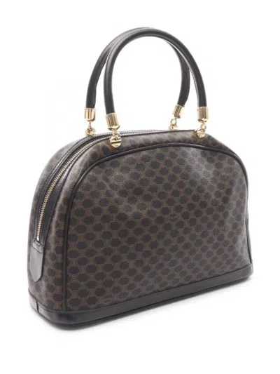 Pre-owned Celine Macadam Handbag In Black