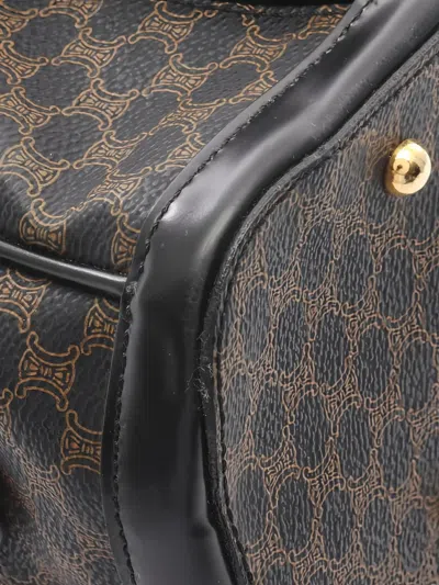 Pre-owned Celine Macadam Handbag In Black