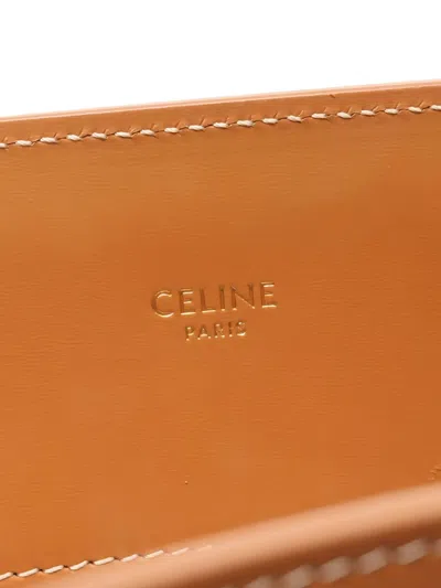 Pre-owned Celine Small Vertical Hippopotamus Tote Bag In White