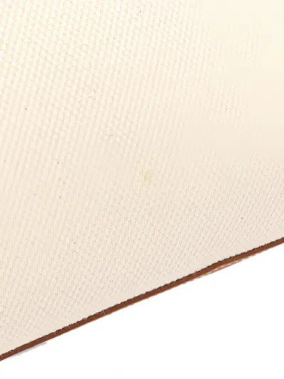 Pre-owned Celine Small Vertical Hippopotamus Tote Bag In White