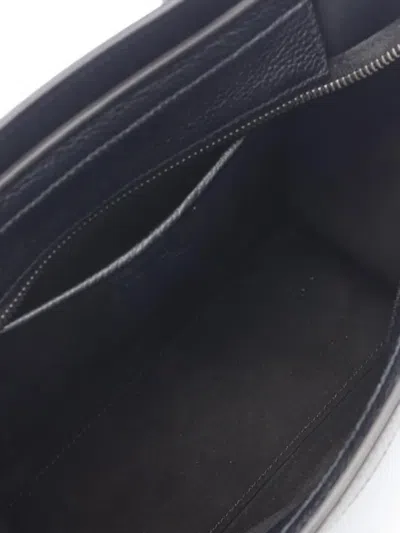 Pre-owned Celine Nano Luggage Two-way Handbag In Black