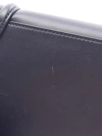 Pre-owned Celine 00s Mini Luggage Leather Handbag In Blue