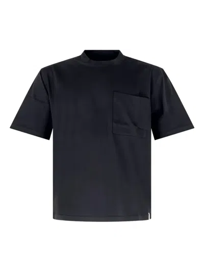 Officina 36 Chest-pocket T-shirt In Black