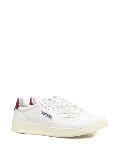 Autry White Leather Sneaker In White