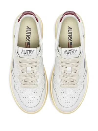 Autry White Leather Sneaker In White