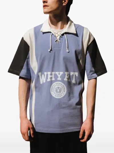 Whyat Logo-print T-shirt In Purple