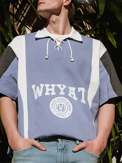 Whyat Logo-print T-shirt In Purple