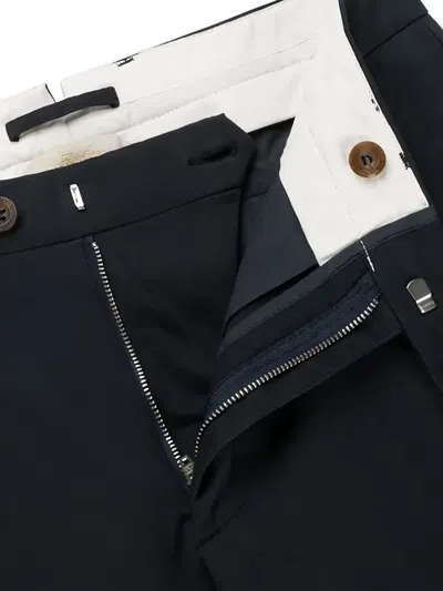 Aurélien Stretch-cotton Trousers In Blue