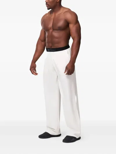 Squatwolf Logo-waist Track Pants In White