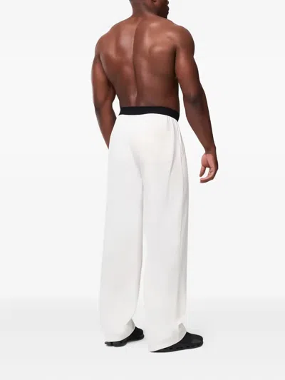Squatwolf Logo-waist Track Pants In White