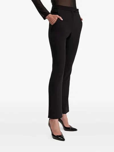 Anne Fontaine Vladama Sleek Crepe Pants In Black
