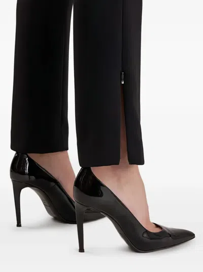 Anne Fontaine Vladama Sleek Crepe Pants In Black