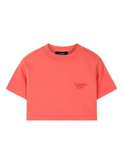 Homies Marbella Embroidered T-shirt In Orange