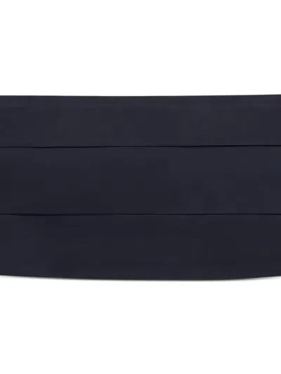 Canali Pleated Band In Blue