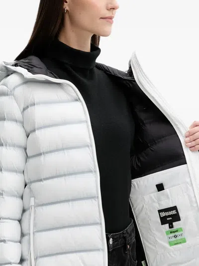 Blauer Ellis Hooded Jacket In White