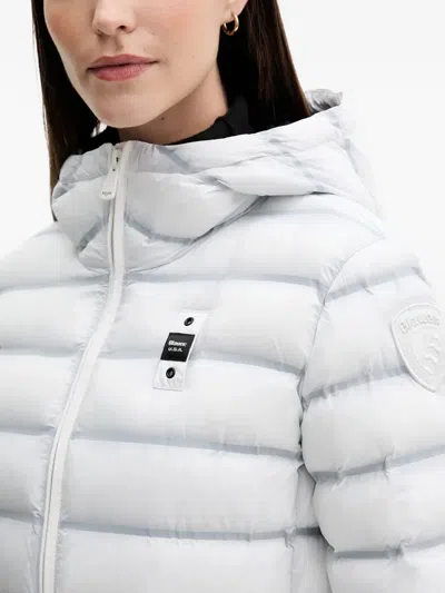 Blauer Ellis Hooded Jacket In White