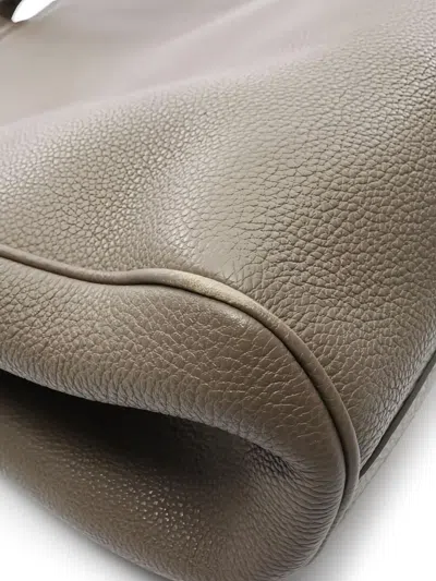 Pre-owned Celine Small Fold Two-way Handbag In Gray