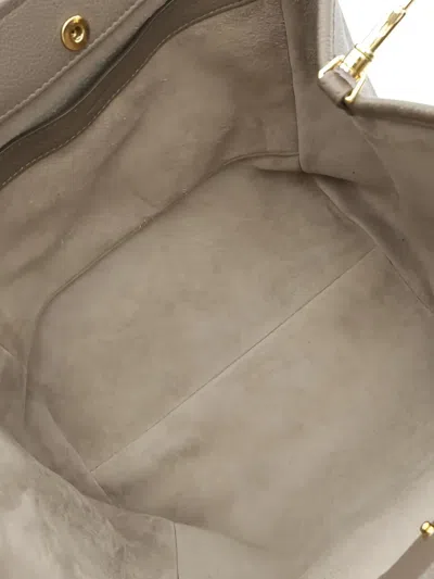 Pre-owned Celine Small Fold Two-way Handbag In Gray