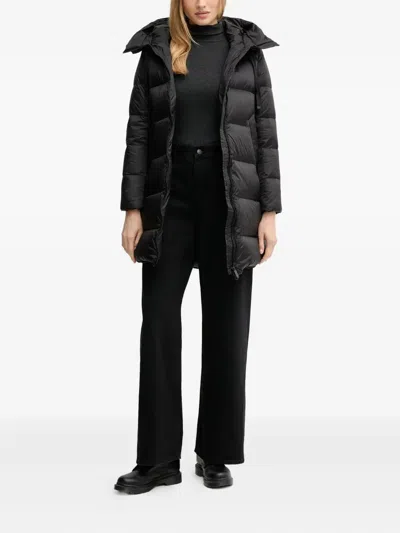 Bomboogie Geneva Hooded Padded Jacket In Black