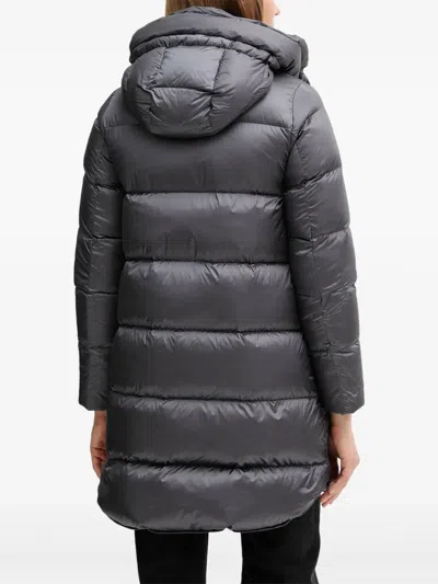 Bomboogie Geneva Hooded Padded Jacket In Gray