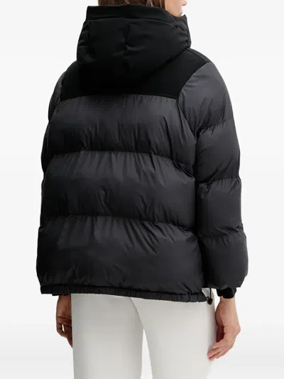 Bomboogie Nagoja Hooded Panelled Jacket In Black