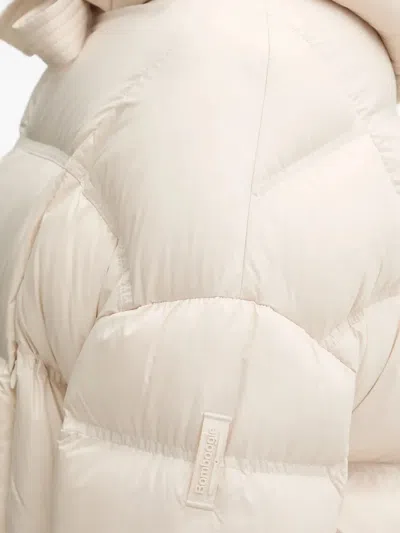 Bomboogie Nara Padded Hooded Jacket In Neutral