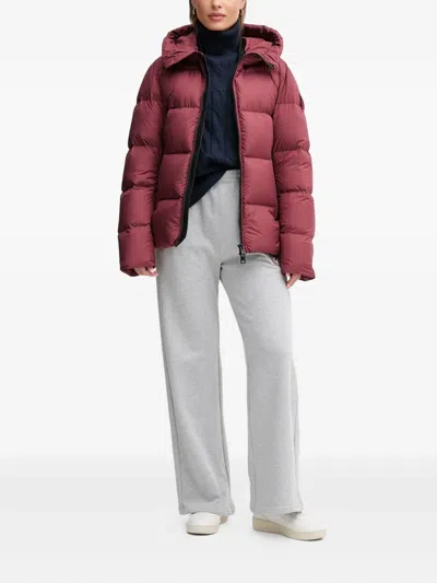 Bomboogie Helsinki Hooded Padded Jacket In Red