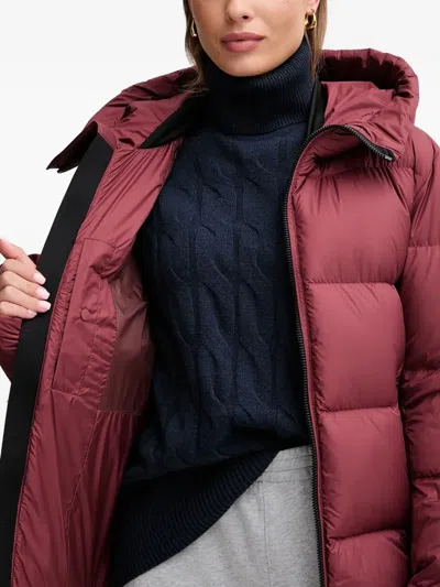 Bomboogie Helsinki Hooded Padded Jacket In Red