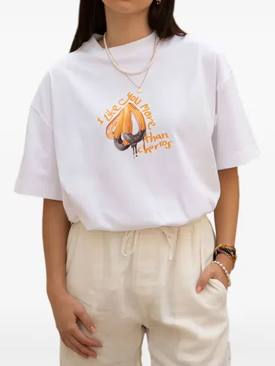 Homies Marbella Churros Graphic T-shirt In White