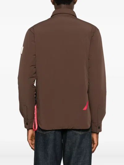 After Label Belluno Buttoned Coat In Brown