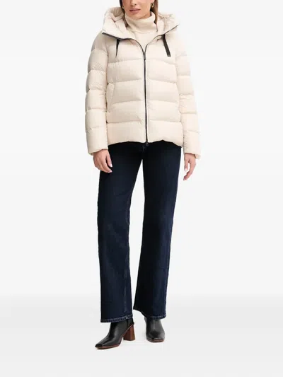 Bomboogie Rome Hooded Zip Jacket In Neutral