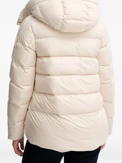 Bomboogie Rome Hooded Zip Jacket In Neutral