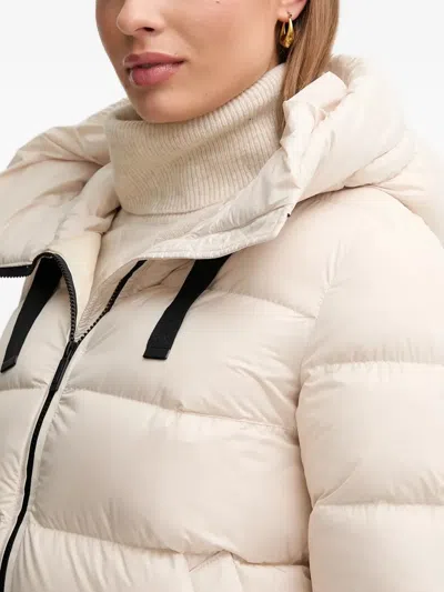 Bomboogie Rome Hooded Zip Jacket In Neutral