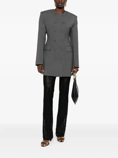Giuseppe Di Morabito Double-breasted Coat In Gray