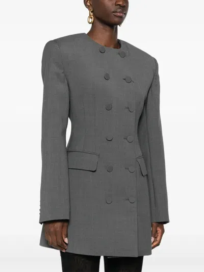 Giuseppe Di Morabito Double-breasted Coat In Gray
