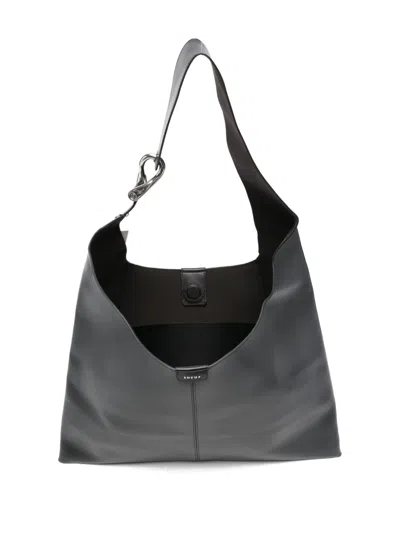 Soeur Adjustable Shoulder Strap Shoulder Bag In Black