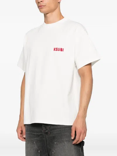 Ksubi Mekanik Ekcess T-shirt In White