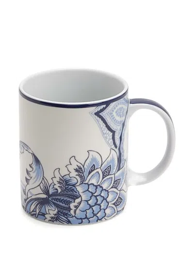 Etro Home Bloom Floral Mug In Blue