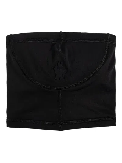 Moncler Logo-detail Scarf In Black