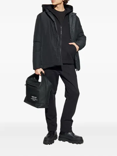 Moncler Ouille Reversible Down Jacket In Black