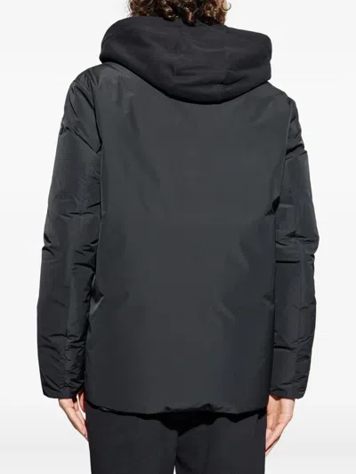Moncler Ouille Reversible Down Jacket In Black