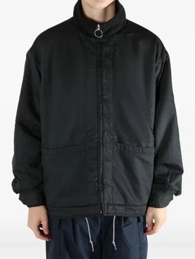 Nanamica Fleece Bomber Jacket In Black