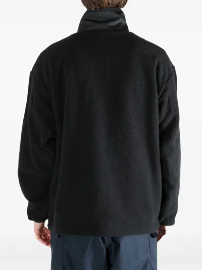 Nanamica Fleece Bomber Jacket In Black