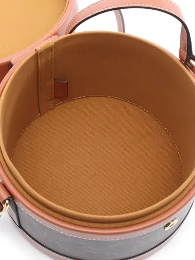 Pre-owned Celine Medium Tambour Shoulder Bag In Brown