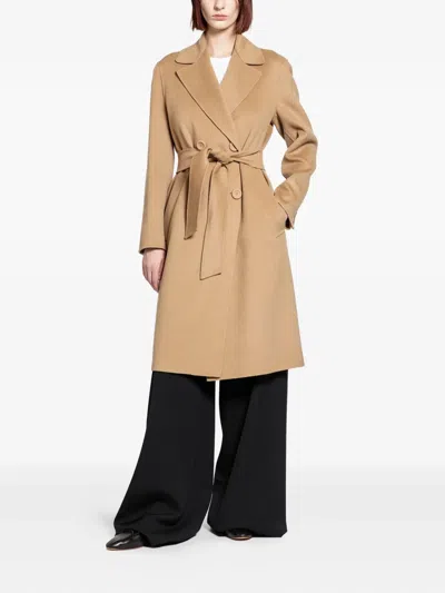 Max Mara Canneti Coat In Neutral